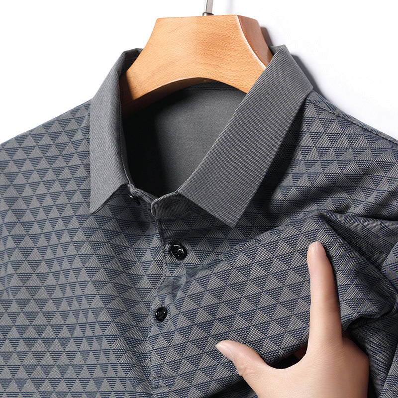 Labelless™ | Glanzende Zijden Polo